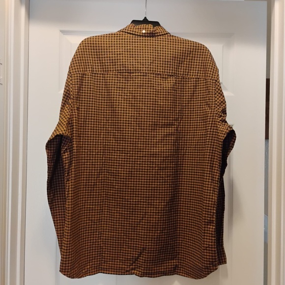 NWT Jack & Jones Premium Oxford Button Down Shirt Brown Black Checkered Size XXL - Picture 7 of 11